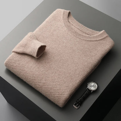 Jersey de hombre con cuello redondo y manga larga – RENVAR