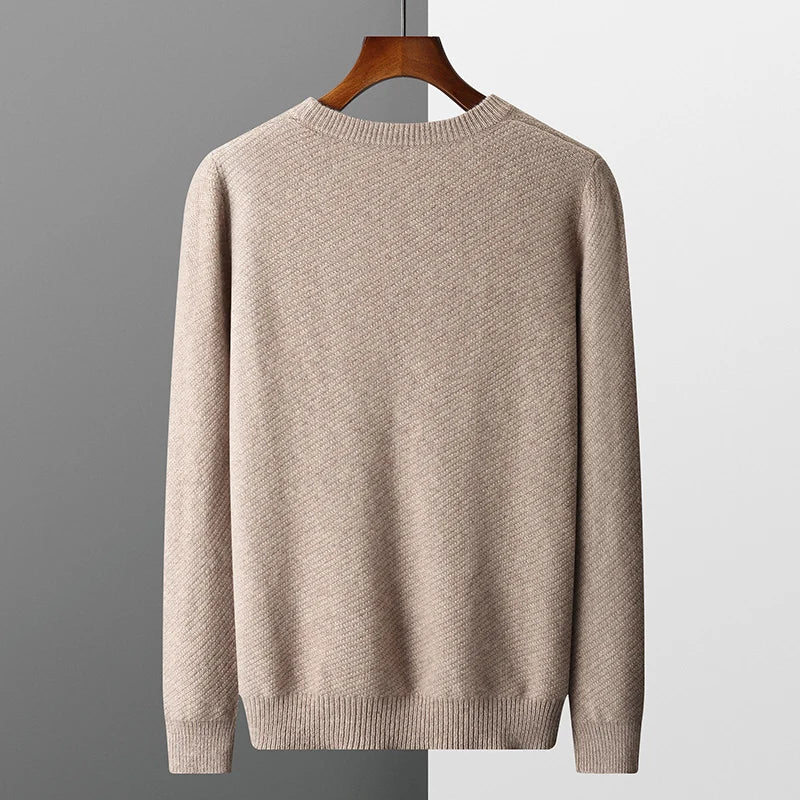 Jersey de hombre con cuello redondo y manga larga – RENVAR