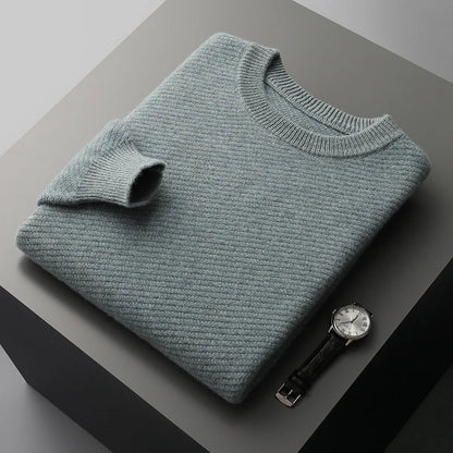 Jersey de hombre con cuello redondo y manga larga – RENVAR