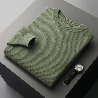 Jersey de hombre con cuello redondo y manga larga – RENVAR