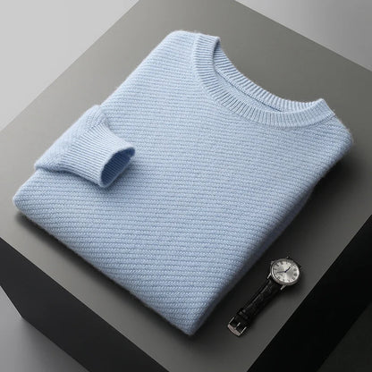 Jersey de hombre con cuello redondo y manga larga – RENVAR