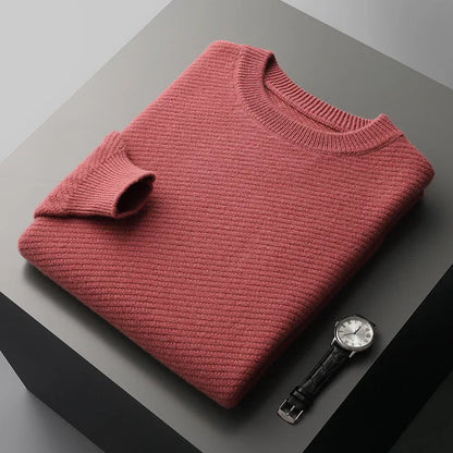 Jersey de hombre con cuello redondo y manga larga – RENVAR