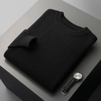 Jersey de hombre con cuello redondo y manga larga – RENVAR