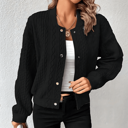 KARLA – Cárdigan estilo bomber para mujer