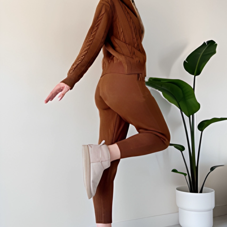 MAREN – Conjunto de punto elegante para mujer