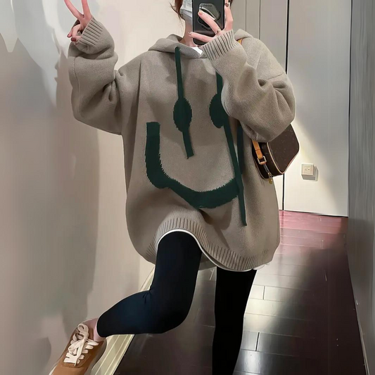 Sudadera oversize elegante con capucha para mujer – VANESSA