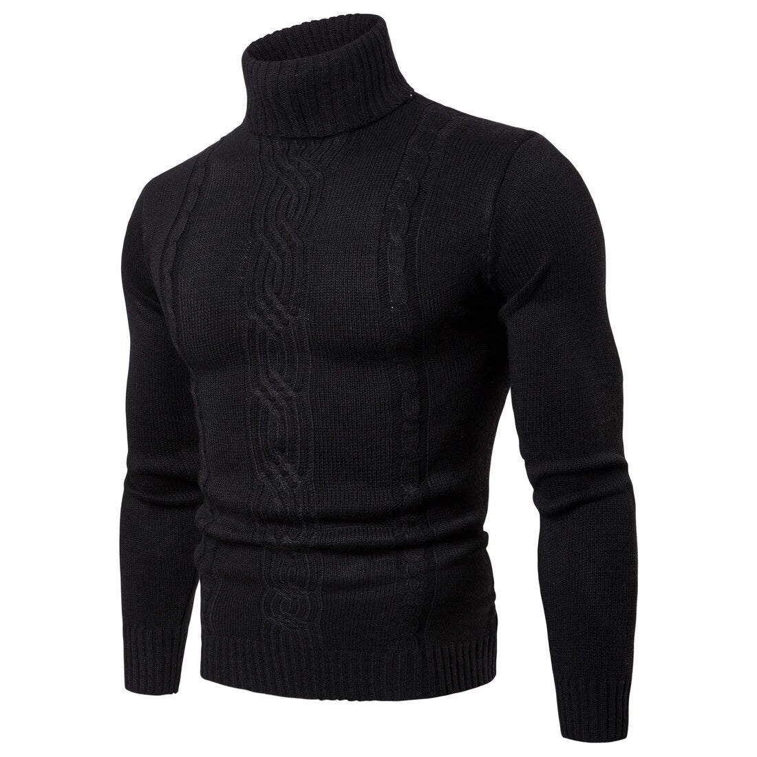 IVAR - Suéter de punto cuello alto para hombre