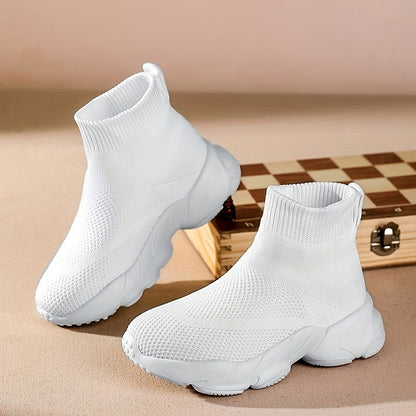 LUCAS - Zapatillas tipo calcetín transpirables para niños y niñas