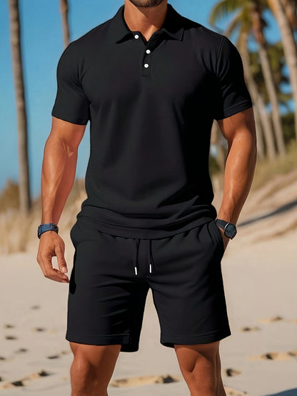 Conjunto de verano para hombre con polo y short a juego – NOAH