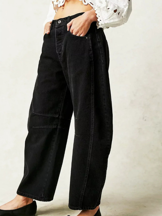 Jeans baggy modernos para mujer con corte relajado – LIV JEANS