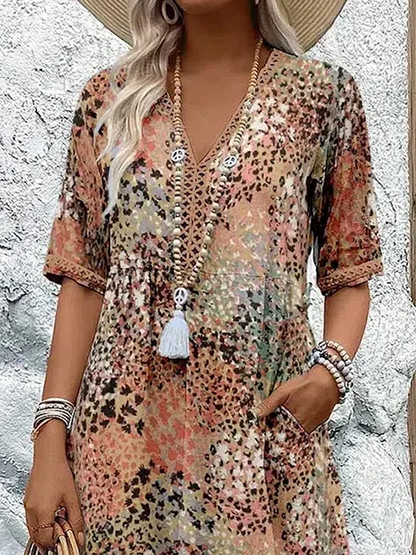 Vestido de jardín ligero y elegante para mujer, frescor y estilo natural – Fleur
