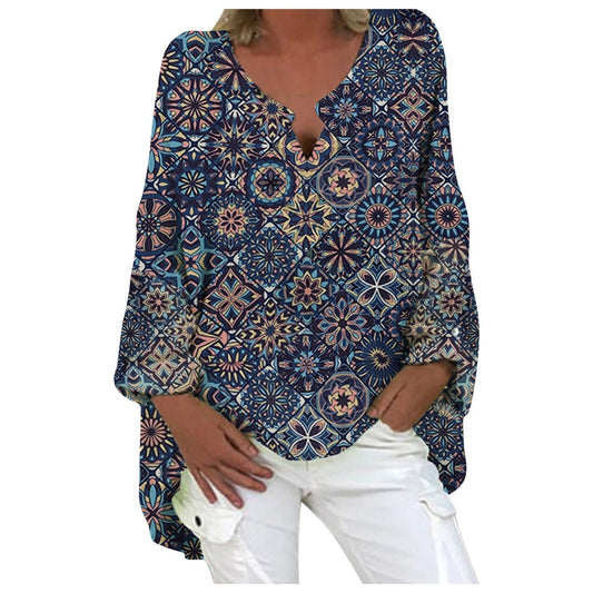 ELVIA - Blusa de lino elegante para mujer