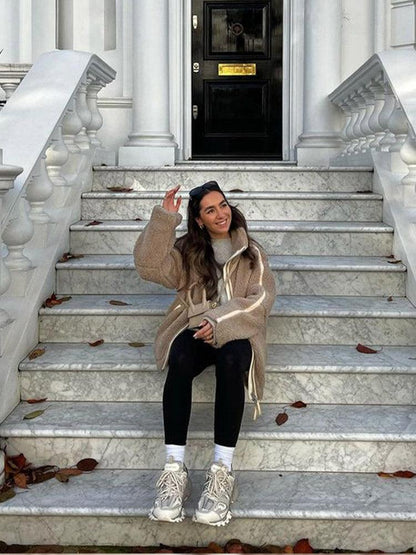 RIANNE - Chaqueta de invierno de felpa para mujeres
