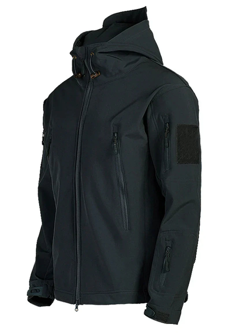 VALENTIN - Chaqueta táctica con capucha y bolsillos para hombre