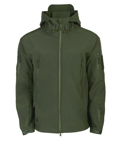 VALENTIN - Chaqueta táctica con capucha y bolsillos para hombre