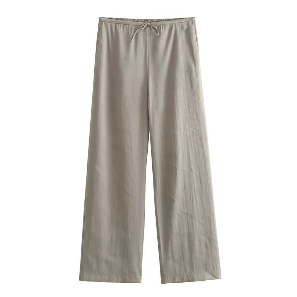 Conjunto elegante de blazer oversize y pantalón con cinturón – VALÉRIA