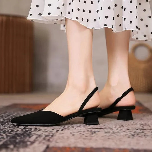 Zapatos de tacón estilizado tipo slingback – SLIMSTRAP
