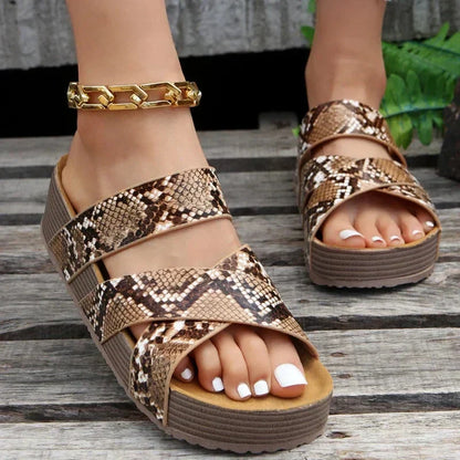 Sandalias de mujer con plataforma gruesa y estilo moderno – ELARA STEP UP