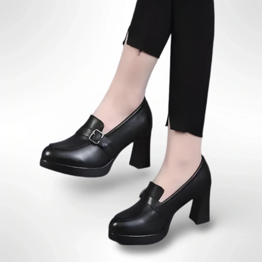 Zapatos de tacón ortopédicos con plantilla correctiva y diseño elegante – DÉLICE