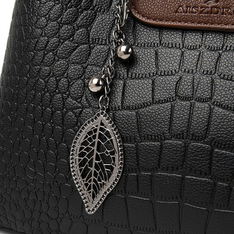 Bolso de cuero auténtico con correa ajustable para mujer – CLEA