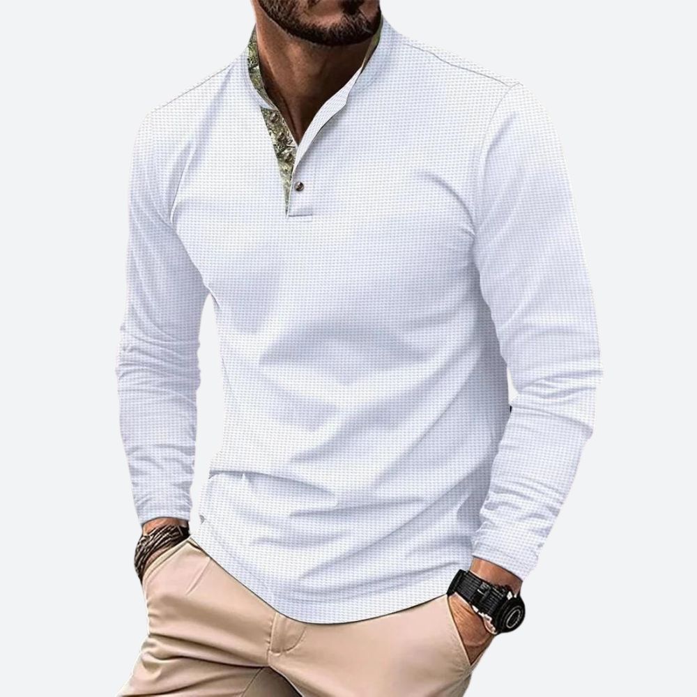 ELÍAS – Camisa de hombre semi entallada con mangas largas