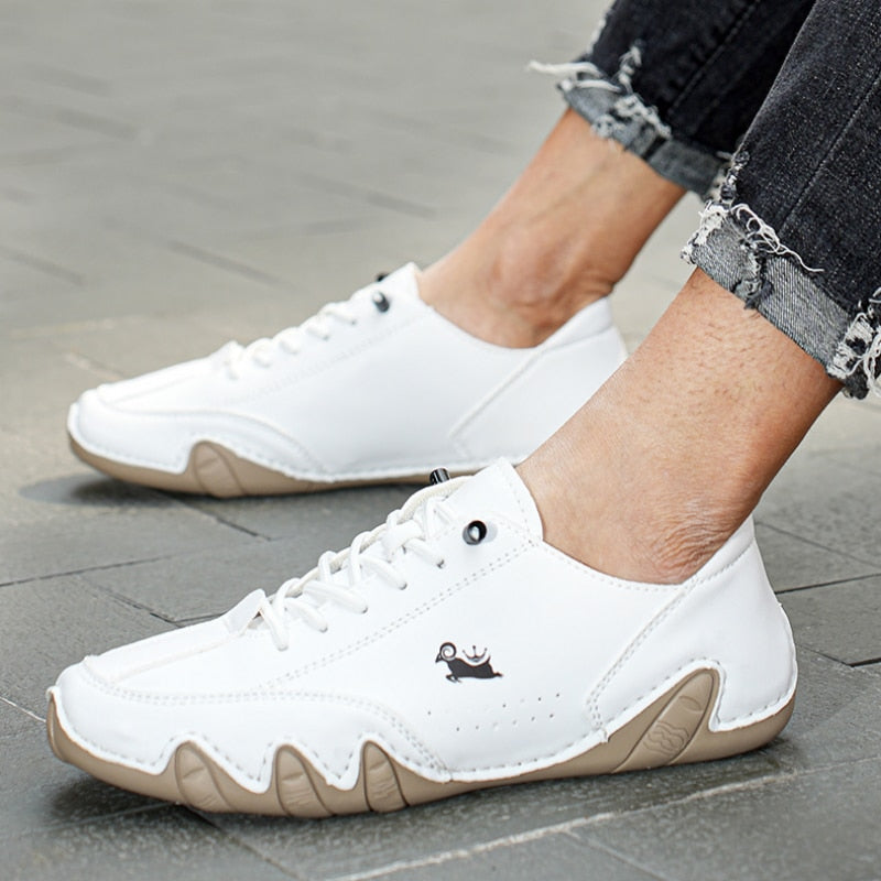 Zapatillas barefoot de piel unisex con suela flexible y gran agarre – PRIMALPATH