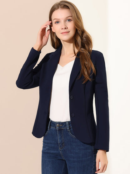 Blazer entallado de mujer con solapa y botones – ELENORA