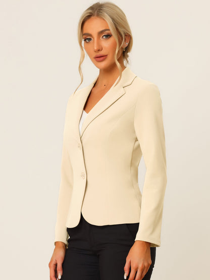 Blazer entallado de mujer con solapa y botones – ELENORA