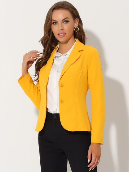 Blazer entallado de mujer con solapa y botones – ELENORA