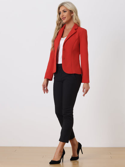 Blazer entallado de mujer con solapa y botones – ELENORA