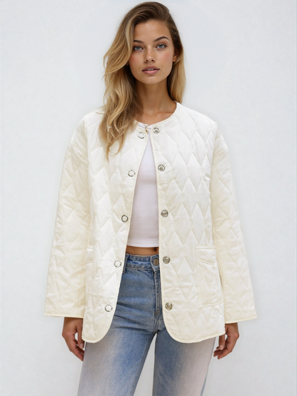 ELYA – Chaqueta acolchada ligera de entretiempo para mujer