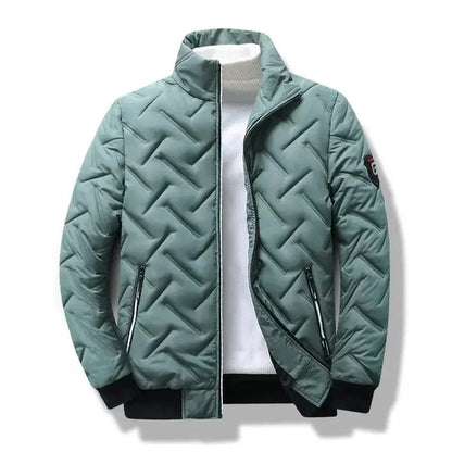 NIOBE - Chaqueta de invierno casual con cremallera para hombre