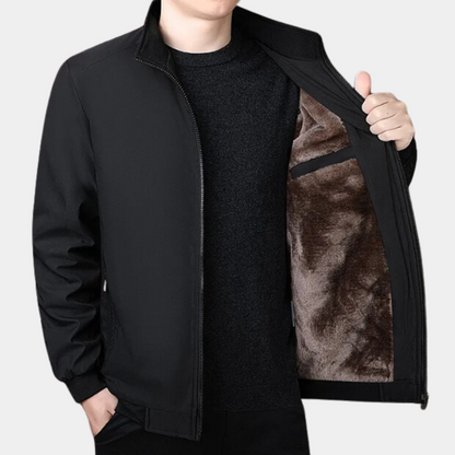 HUGO - Chaqueta para hombre con cremallera y forro polar